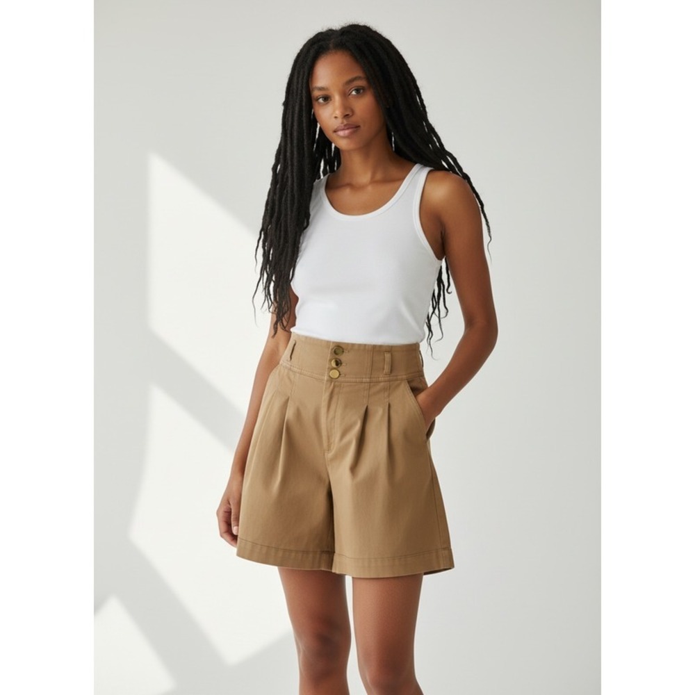 Colombia brand Newport Cotton Shorts in Khaki